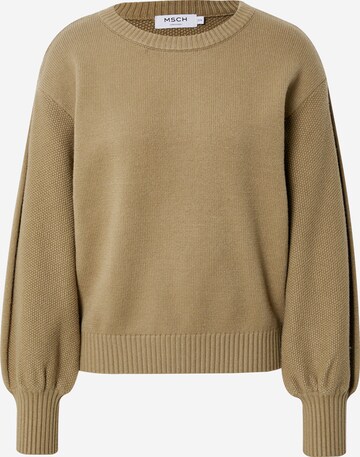 MSCH COPENHAGEN Sweater 'Gesina' in Green: front