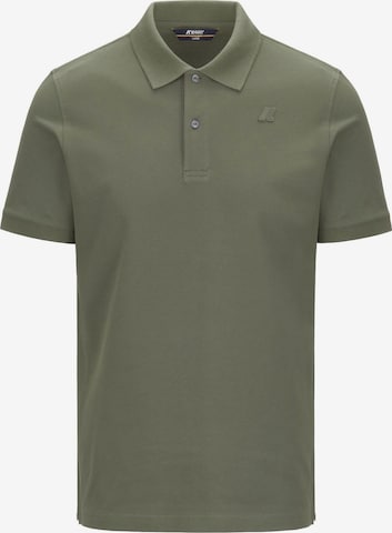 K-Way Shirt 'K-WAY AMEDEE PIQUE SLIM T-Shirt e Polo' in Groen: voorkant
