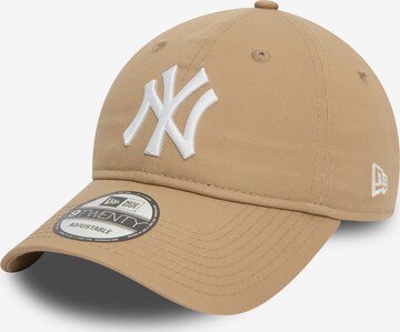 NEW ERA Cap 'LEAGUE ESS 9TWENTY NEYYAN' in Beige: front