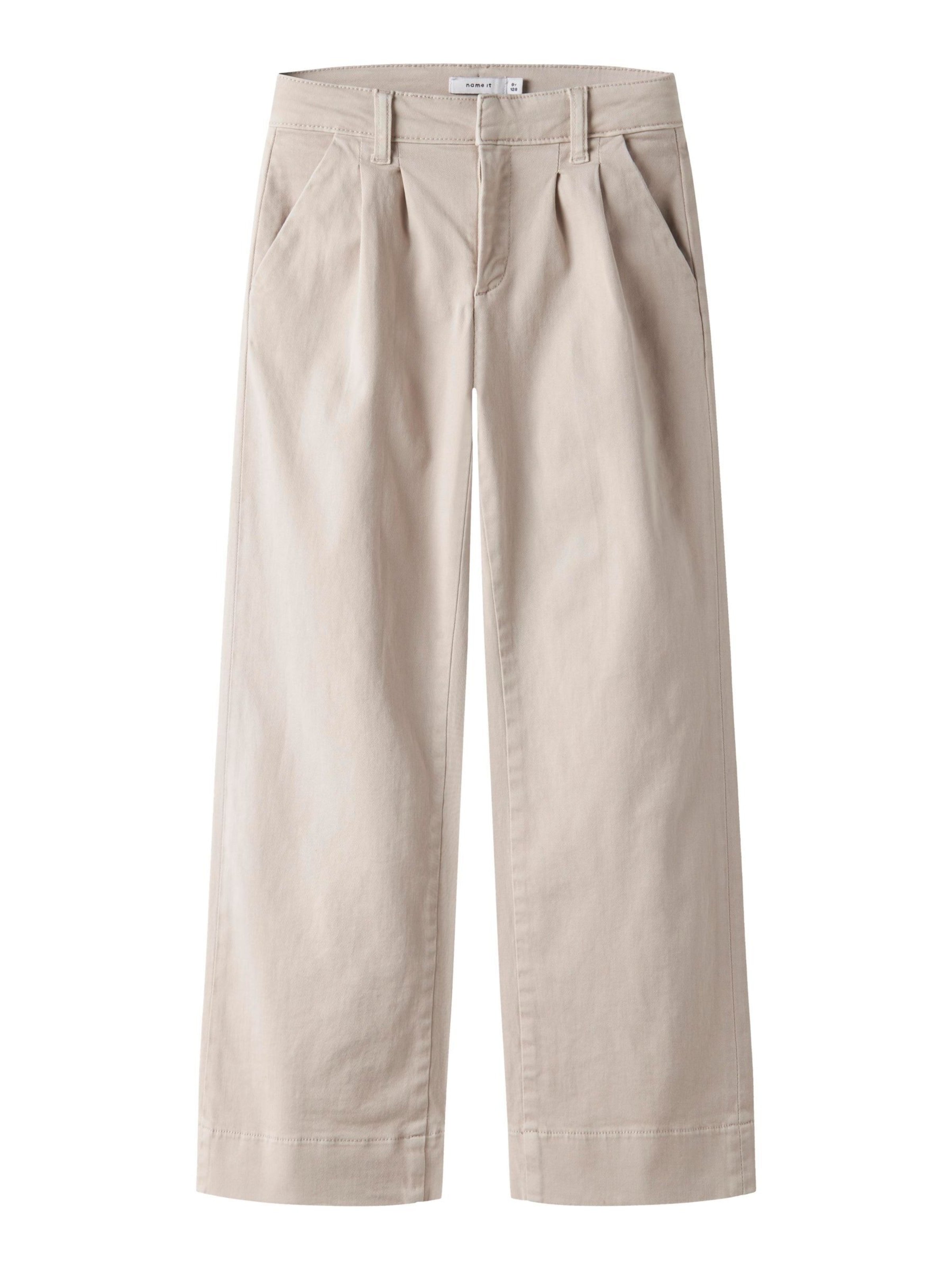 Wide leg Pantaloni di NAME IT in beige: frontale