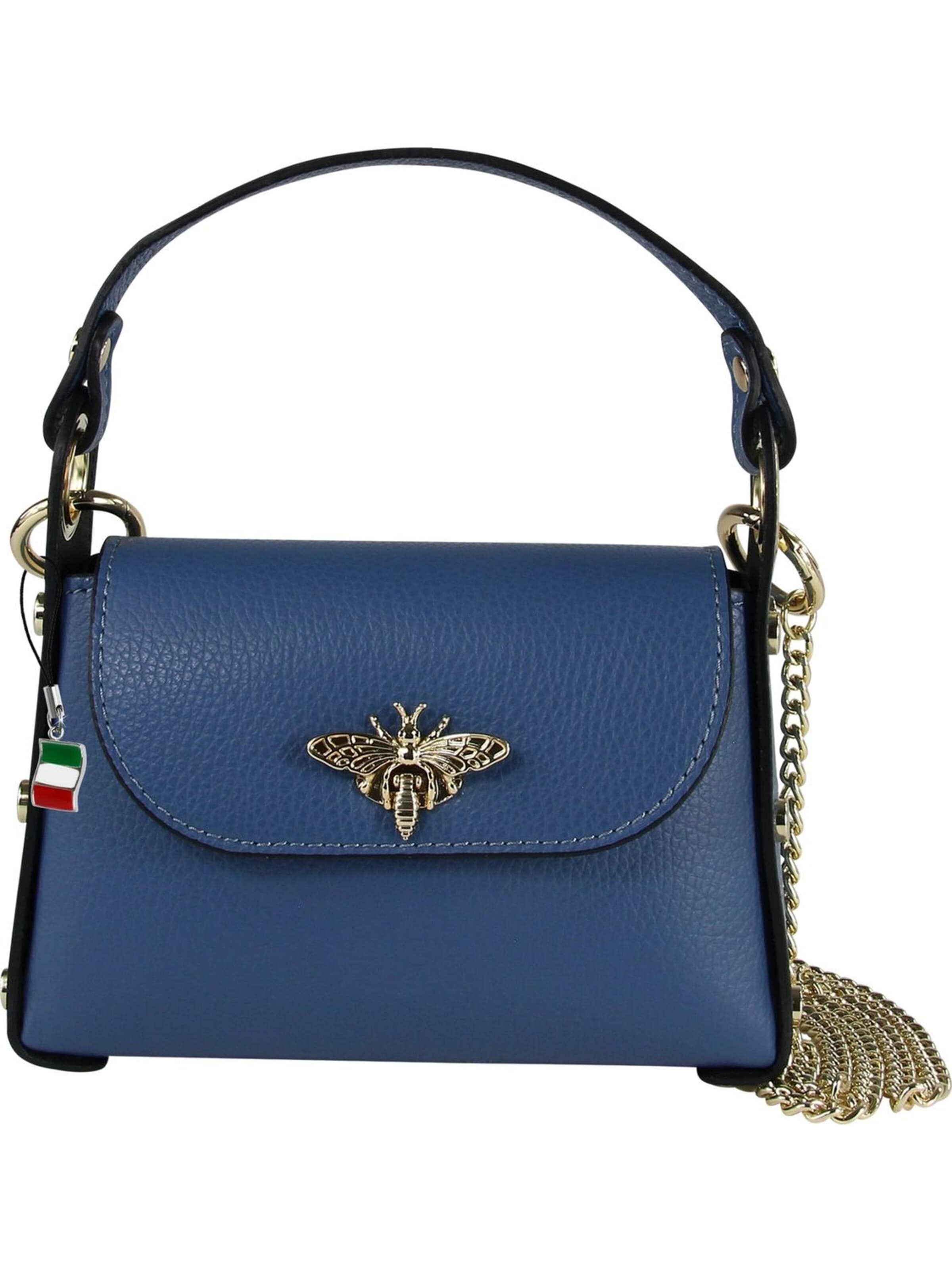 Florence Shoulder Bag in Blue: front