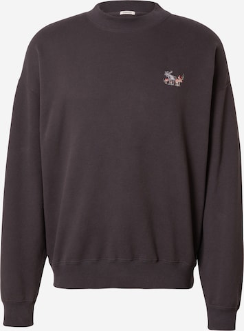 Abercrombie & Fitch Sweatshirt in Schwarz: predná strana