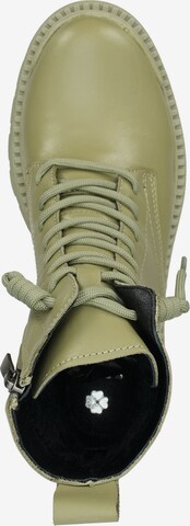 ILC Lace-Up Ankle Boots in Green