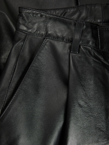 JJXX Zúžený Kalhoty se sklady v pase 'Addie' – černá