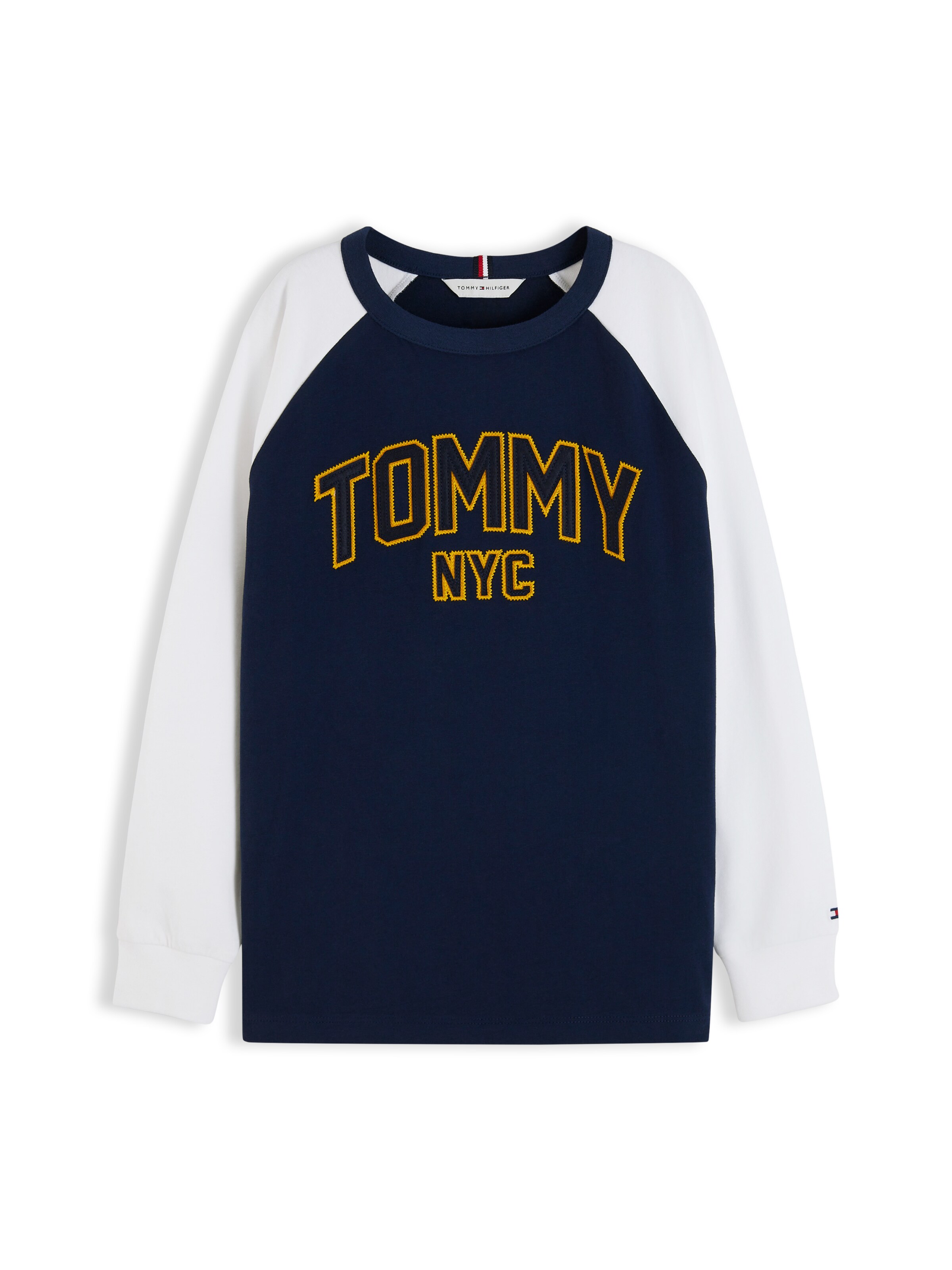 TOMMY HILFIGER Футболка 'VARSITY' в Синий: спереди