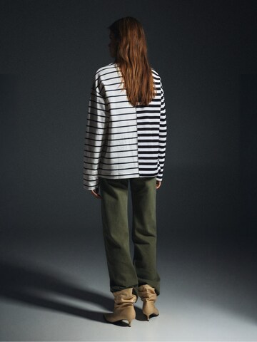Pull&Bear Shirt in Schwarz