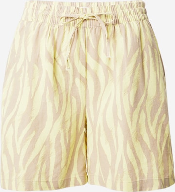 Regular Pantalon 'FALAKKA' b.young en jaune : devant