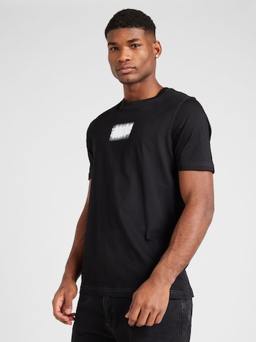 DIESEL - Camiseta 'JUST-N4' en negro: frente