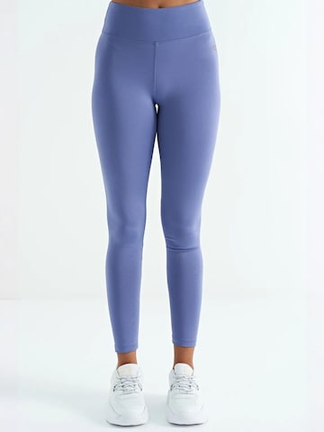 Skinny Leggings 'Gamaschen' di Tommy Life in blu