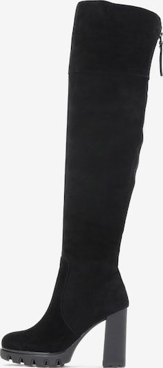 Kazar Škornji čez koleno 'Andy' | črna barva, Prikaz izdelka