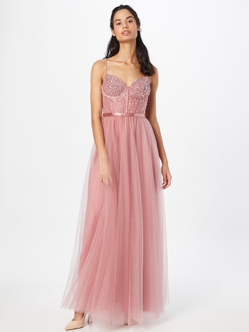 Laona Evening Dress in Pink: front