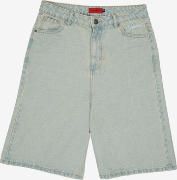 Wide Leg Jean 'SoHo' Prohibited en bleu : devant