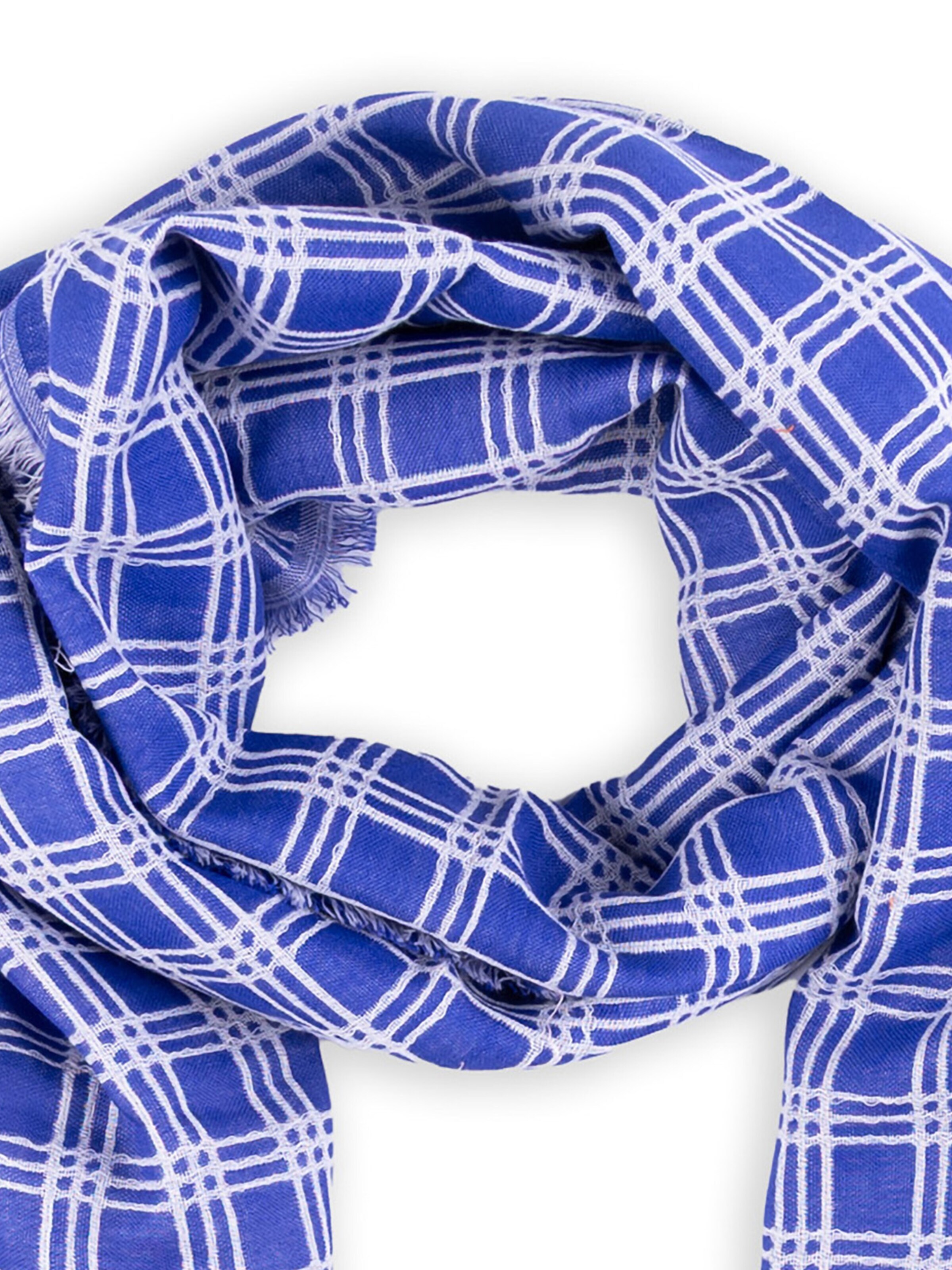 Passigatti Wrap 'Karoschal' in Blue