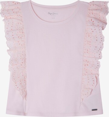 Pepe Jeans - Camiseta 'HILL' en rosa: frente