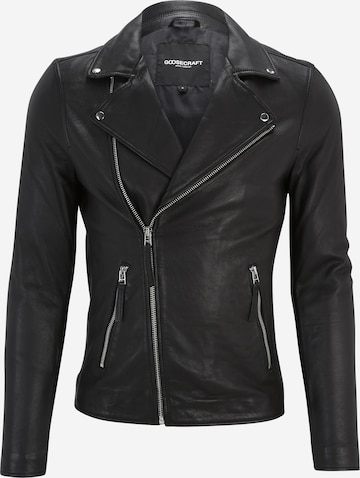 Goosecraft bottom zip detail biker jacket online
