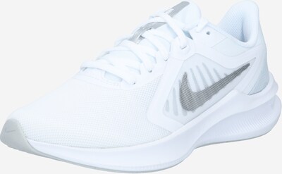 NIKE Маратонки за бягане 'Downshifter 10' в сребърно / бяло, Преглед на продукта