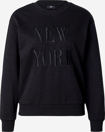 JDY Свитшот 'New York' в Черный: спереди