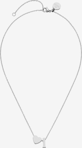 Collana 'Letter Heart I' di PURELEI in argento: frontale