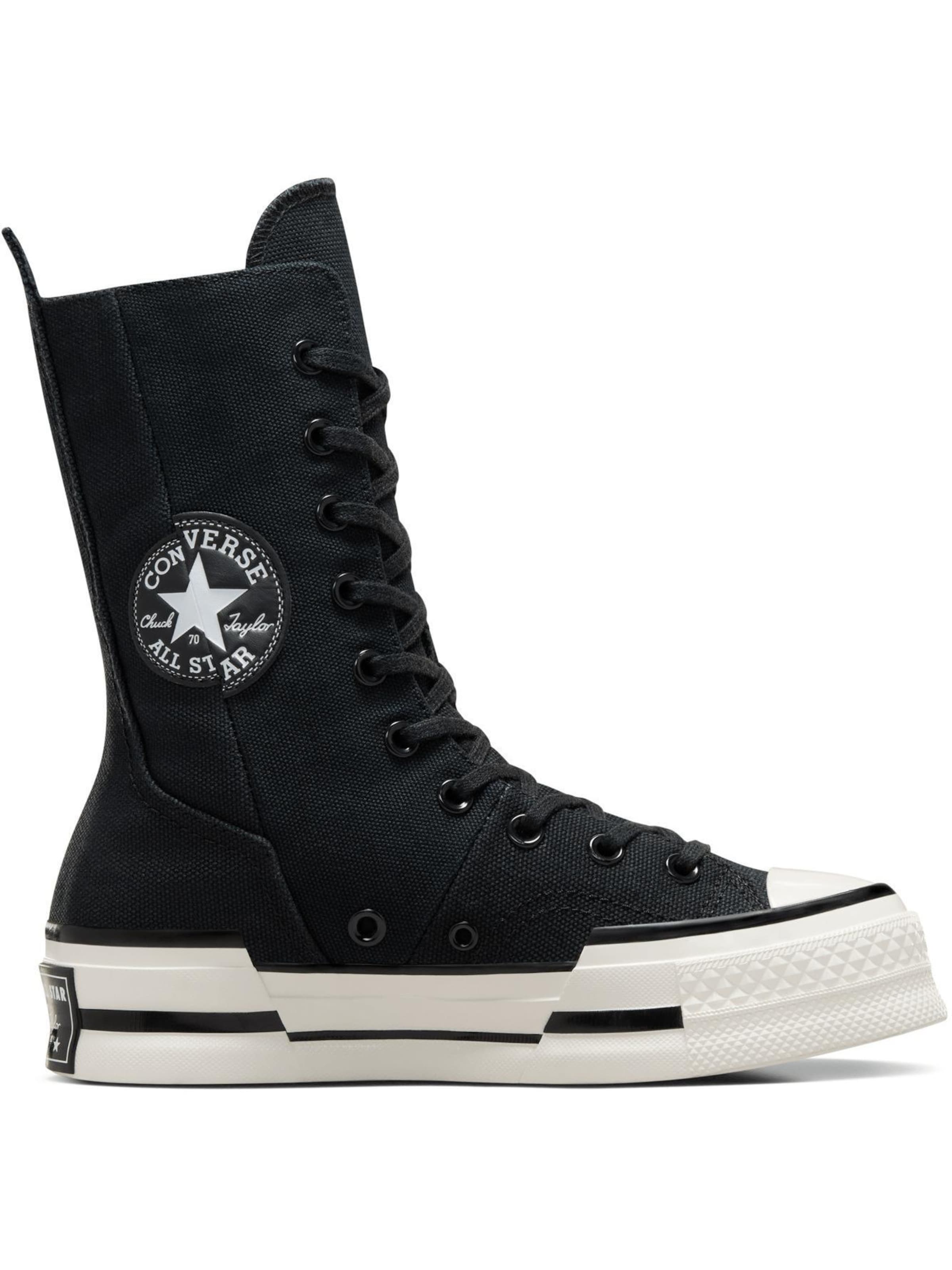 CONVERSE Sportschoen 'Converse Chuck 70 Plus Xhi' in Zwart: voorkant