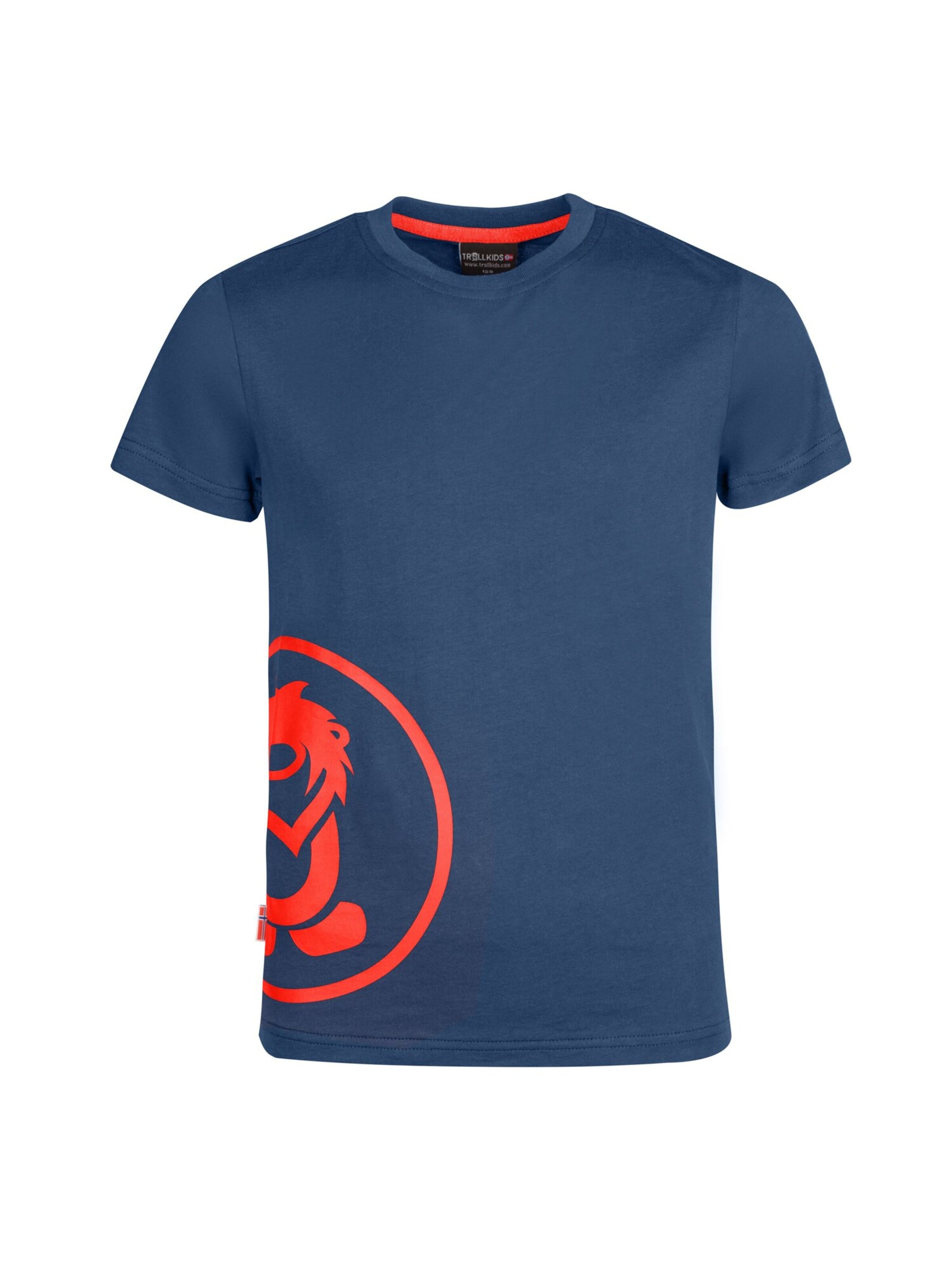 TROLLKIDS Performance Shirt in Blue: front