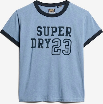 T-shirt Superdry en bleu : devant