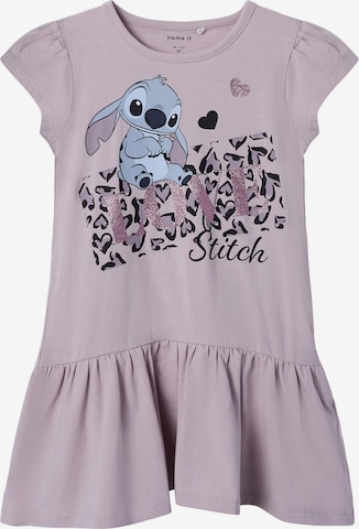 NAME IT Dress 'Stitch' in Purple: front