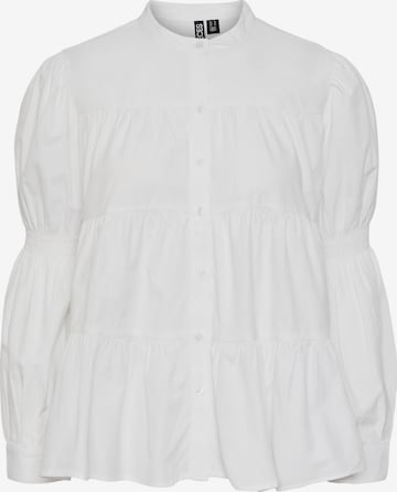PIECES Bluzka 'SILLA' w kolorze biały: przód