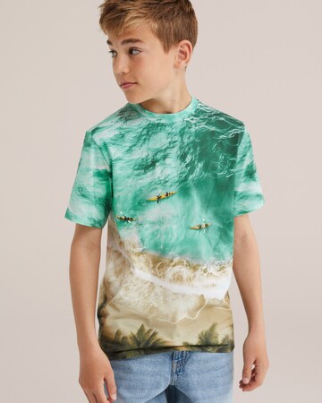 Maglietta di WE Fashion in verde: frontale