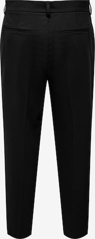 Only & Sons Loose fit Pleat-front trousers 'Pale' in Black