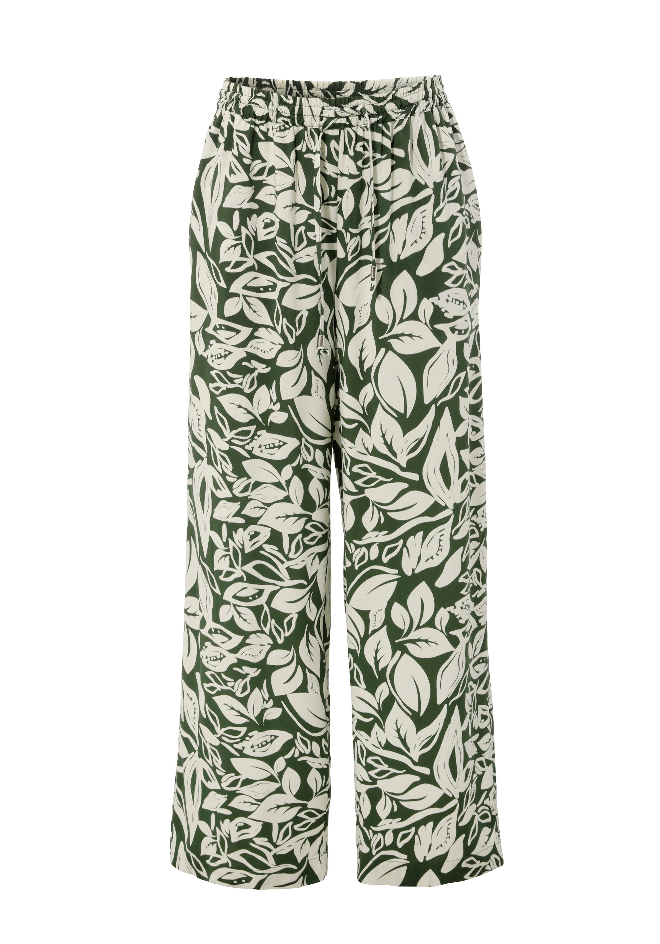 Aniston CASUAL Wide leg Pants in Green: front