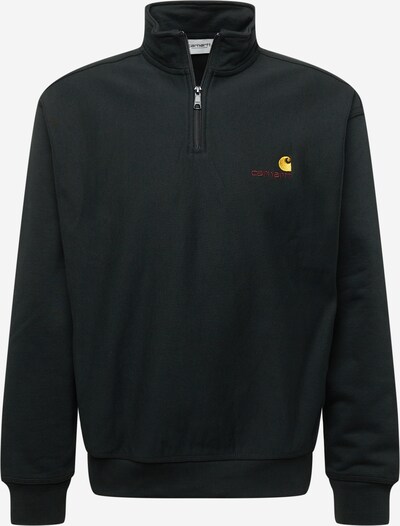 Carhartt WIP Sweatshirt in gelb / dunkelrot / schwarz, Produktansicht