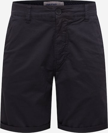 Regular Pantalon chino BLEND en noir : devant