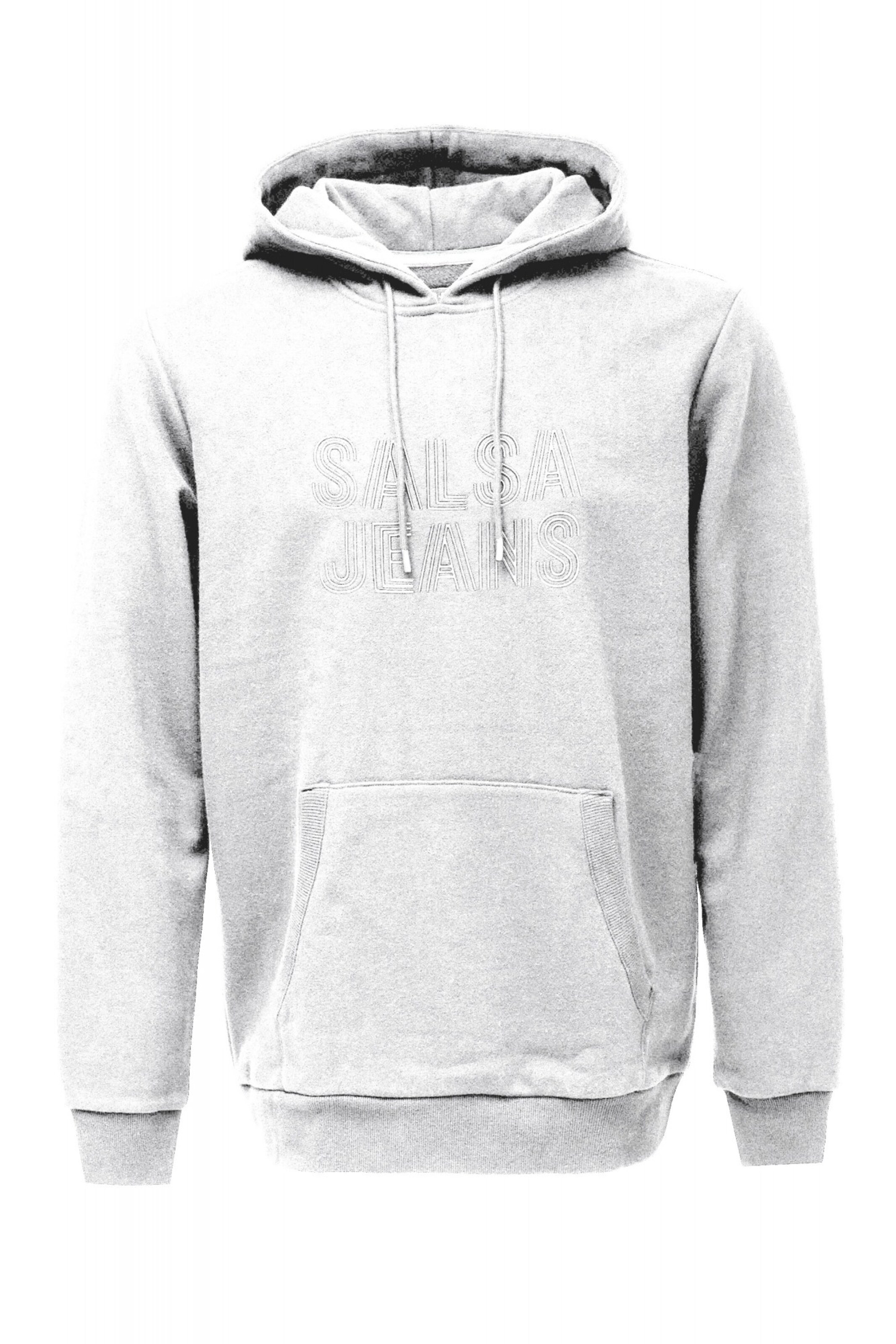 Salsa Jeans Sweatshirt in Wit: voorkant