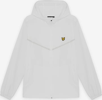 Veste mi-saison Lyle & Scott en blanc : devant