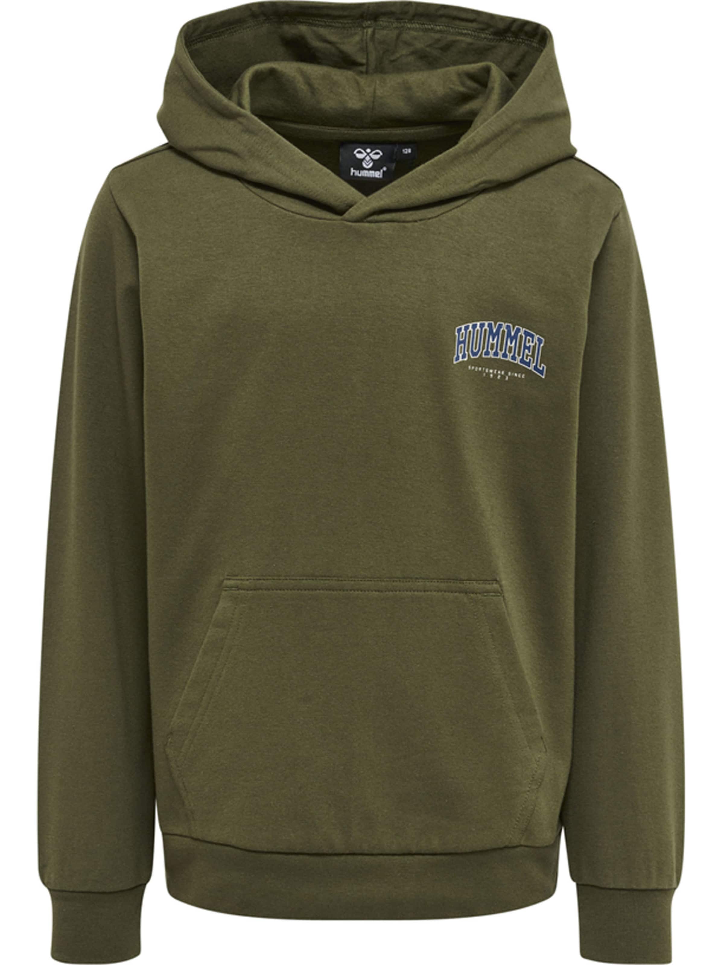 Hummel Sweatshirt in Groen: voorkant