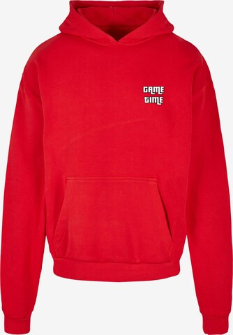 Merchcode Sweatshirt 'Grand Start' in Rood: voorkant