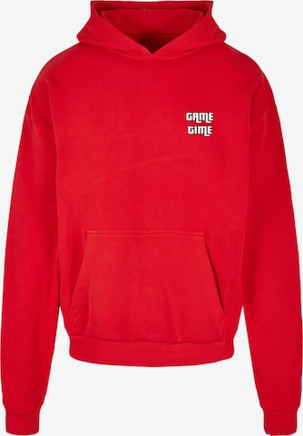 Merchcode Sweatshirt 'Grand Start' in Rood: voorkant