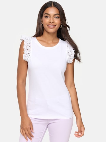 Top di Orsay in bianco: frontale