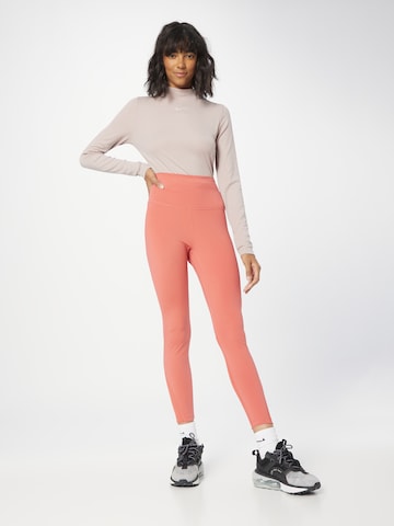 NIKE Skinny Sportbyxa 'One' i rosa