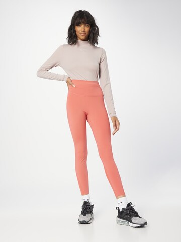 NIKE Skinny Sporthose 'One' in Pink