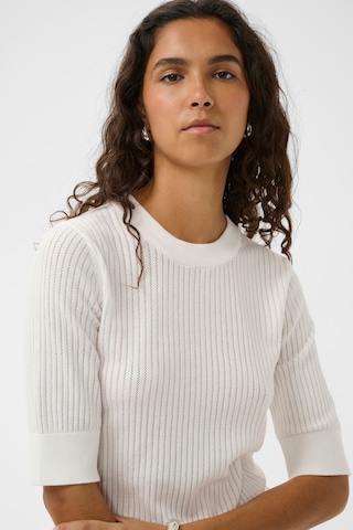 SOAKED IN LUXURY Pullover 'Spina' i hvid