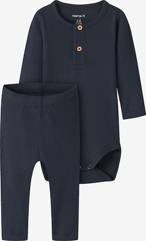 NAME IT Set in Blauw: voorkant