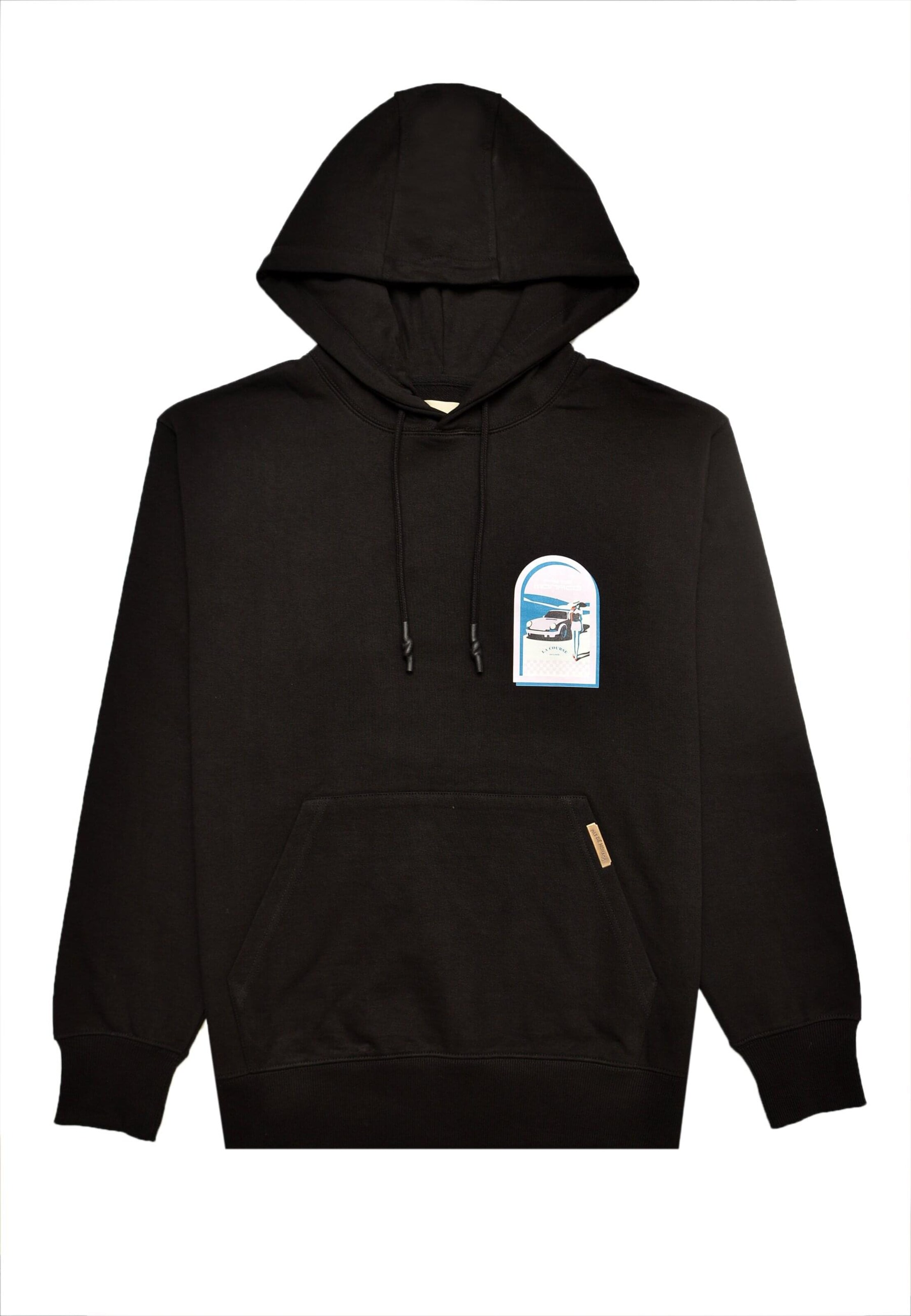 Felpa '911' di Pas De Monaco in nero: frontale