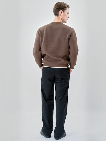 TEESHOPPEN Trui ' Crewneck ' in Bruin: terug