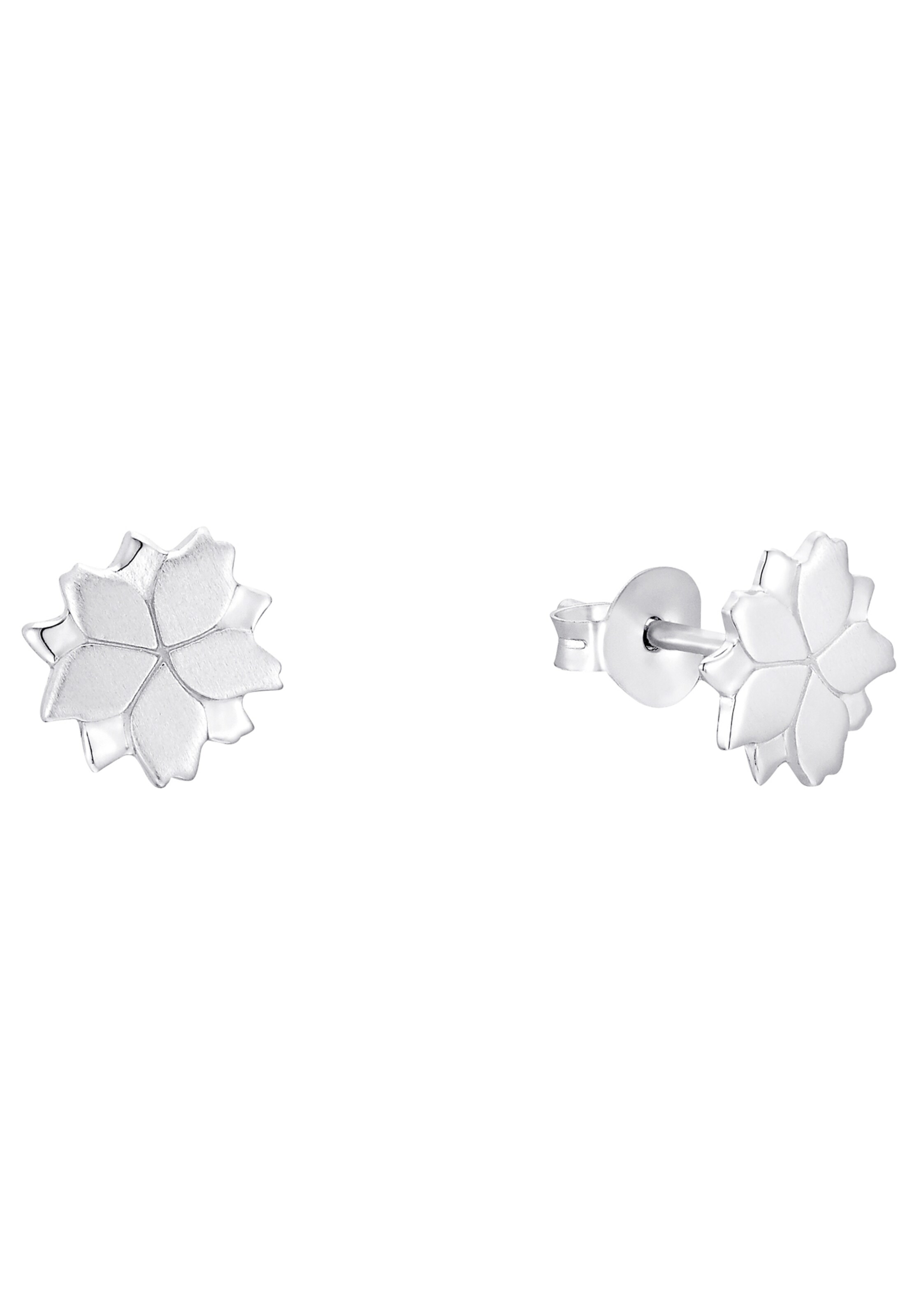s.Oliver Earrings 'Lotusblüte' in Silver