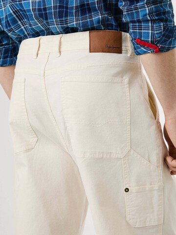 Pepe Jeans Loosefit Chinohose in Weiß