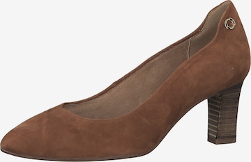 s.Oliver Pumps i brun: forside