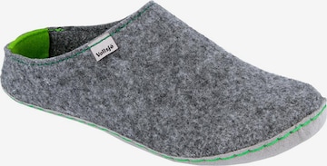 Vollsjö Pantolette '11932-015D-12115' in Grün: Vorderseite