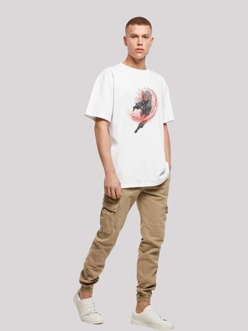 T-Shirt 'DC Comics Aquaman Black Manta Flash' F4NT4STIC en blanc