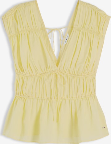 TOMMY HILFIGER Топ в Желтый: спереди